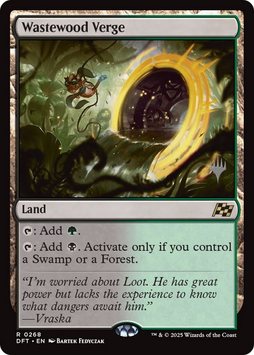 Wastewood Verge (PPDFT-268P) - Promo Pack: Aetherdrift Foil