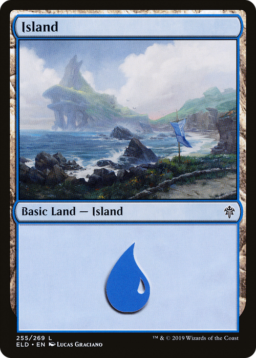 Island (255) (ELD-255) - Throne of Eldraine