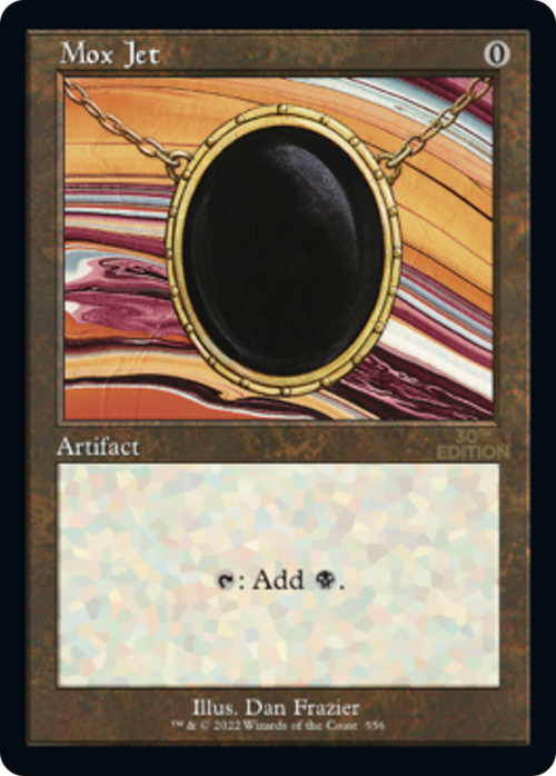 Mox Jet (Retro Frame) (30A-556) - 30th Anniversary Edition