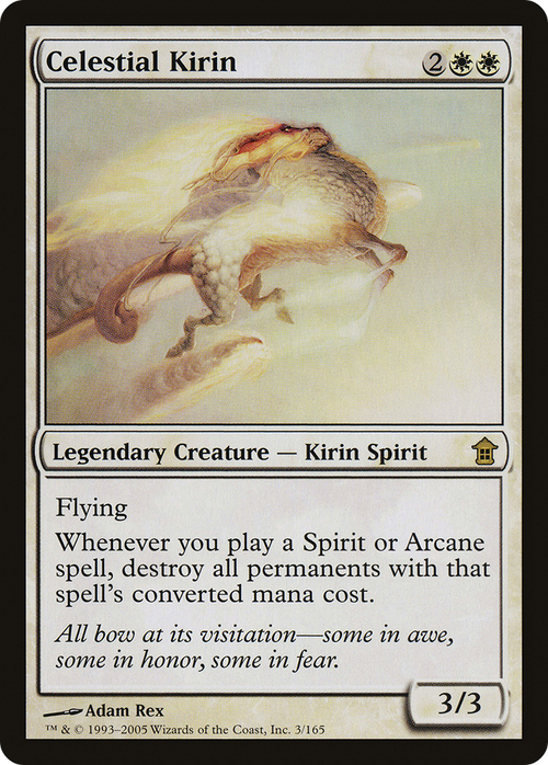 Celestial Kirin (SOK-003) - Saviors of Kamigawa Foil