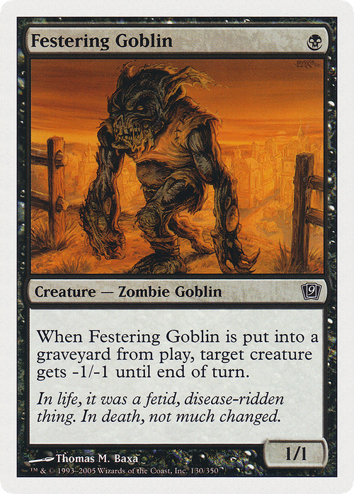 Festering Goblin (9ED-130) - 9th Edition Foil