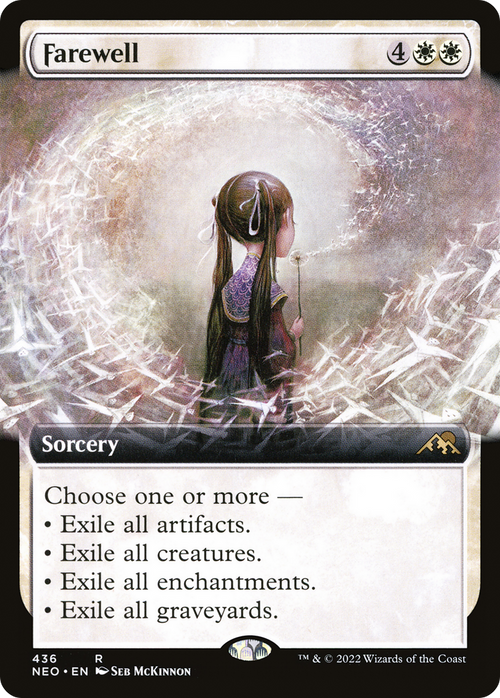 Farewell (Extended Art) (NEO-436) - Kamigawa: Neon Dynasty: (Extended Art)