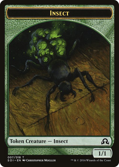 Insect Token (SOI-007) - Shadows over Innistrad Tokens