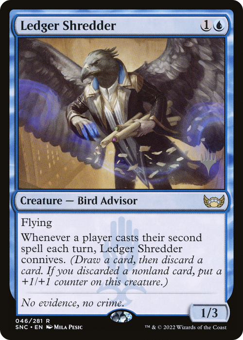 Ledger Shredder (PPSNC-046) - Streets of New Capenna Promos Foil