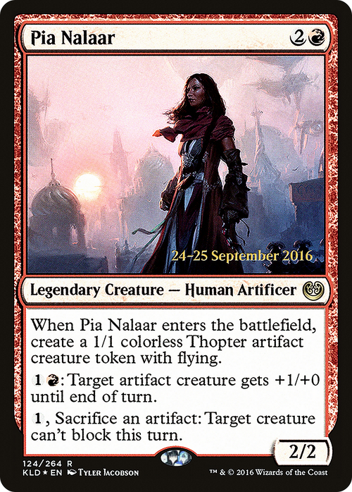 Pia Nalaar (PRE-124S) - Kaladesh Promos Foil