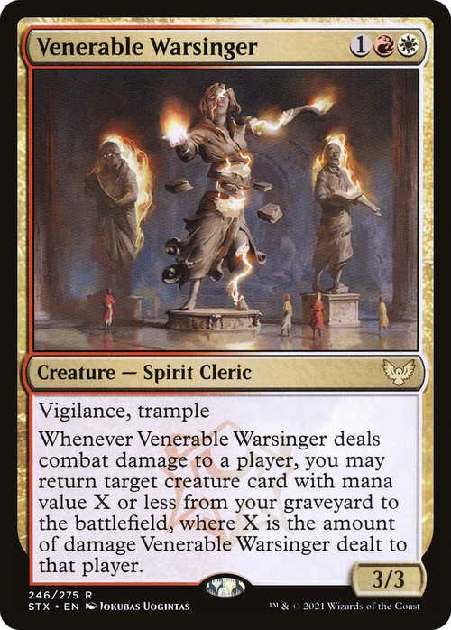 Venerable Warsinger (STX-246) - Strixhaven: School of Mages