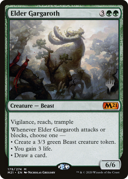 Elder Gargaroth (PPM21-179P) - Core Set 2021 Promos