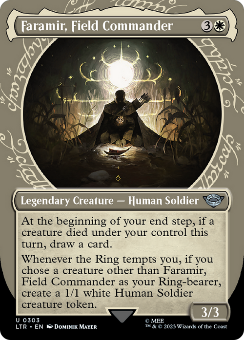 Faramir, Field Commander (Showcase) (LTR-303) - The Lord of the Rings: Tales of Middle-earth: (Showcase) (Borderless) Foil