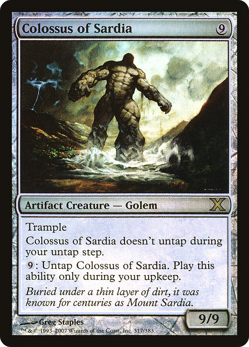 Colossus of Sardia (10E-317★) - Tenth Edition