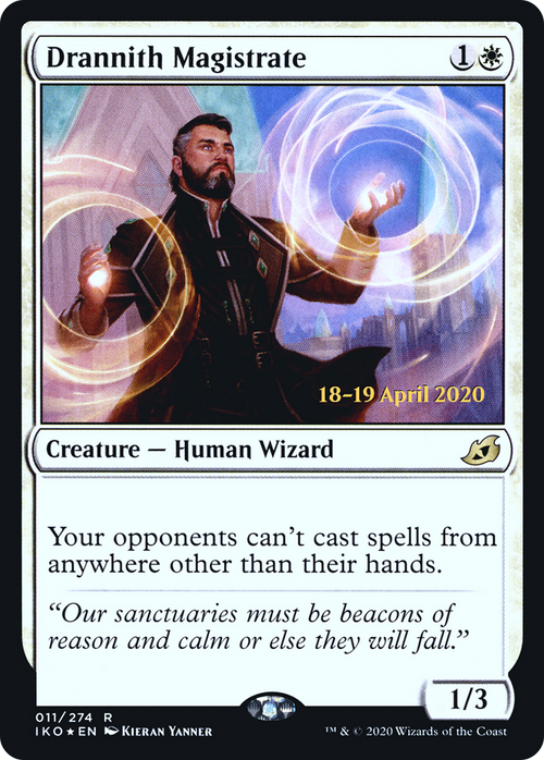 Drannith Magistrate (PRE-11S) - Ikoria: Lair of Behemoths Promos Foil