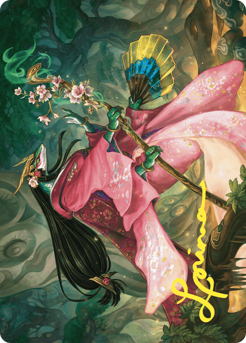 Sakiko, Mother of Summer // Sakiko, Mother of Summer (ACMM-024) - Commander Masters Art Series (Borderless) Foil