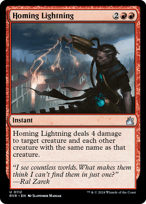 Homing Lightning (RVR-112) - Ravnica Remastered Foil