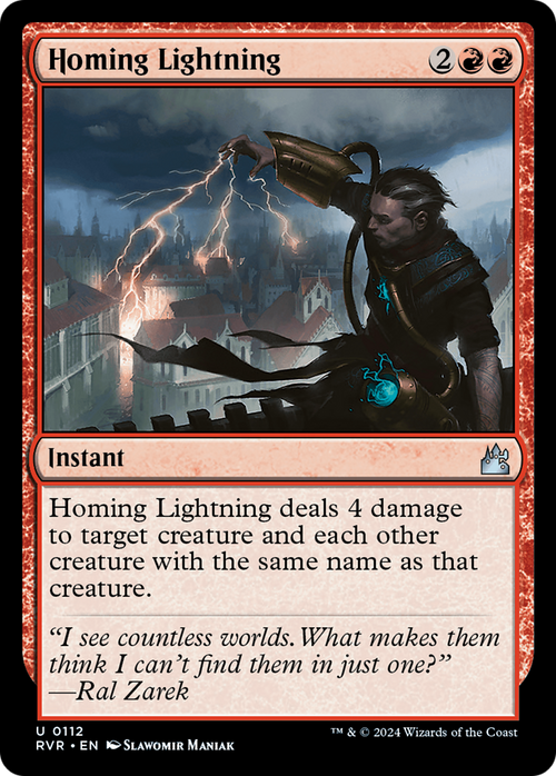 Homing Lightning (RVR-112) - Ravnica Remastered Foil
