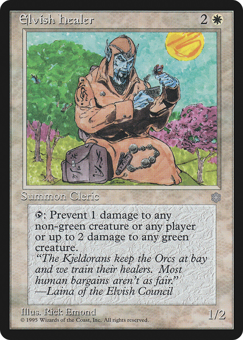 Elvish Healer (ICE-) - Ice Age
