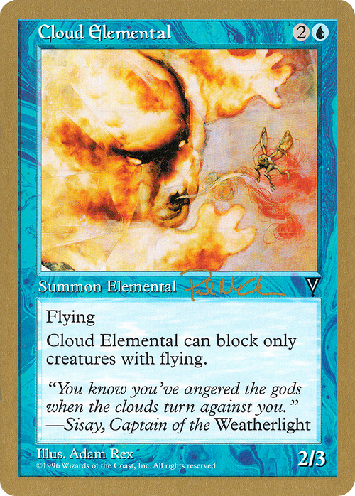 Cloud Elemental - 1997 Paul McCabe (VIS) (WCD-) - World Championship Decks 1997