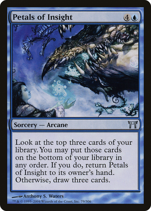 Petals of Insight (CHK-079) - Champions of Kamigawa Foil