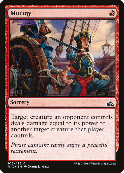 Mutiny (RIX-106) - Rivals of Ixalan