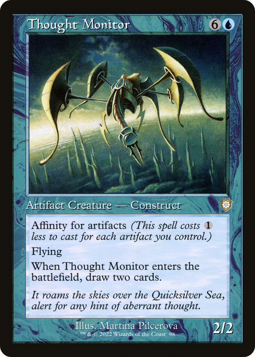 Thought Monitor (Retro Frame) (BRC-098) - The Brothers' War Commander