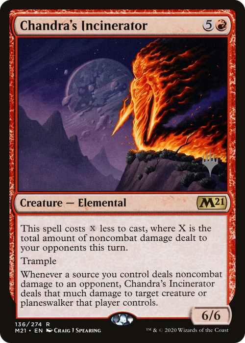 Chandra's Incinerator (PPM21-136P) - Core Set 2021 Promos