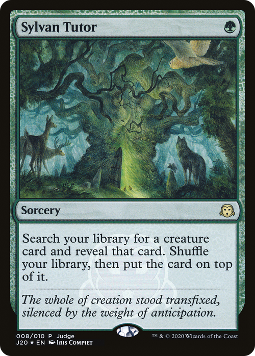 Sylvan Tutor (JDG-008) - Judge Gift Cards 2020 Foil