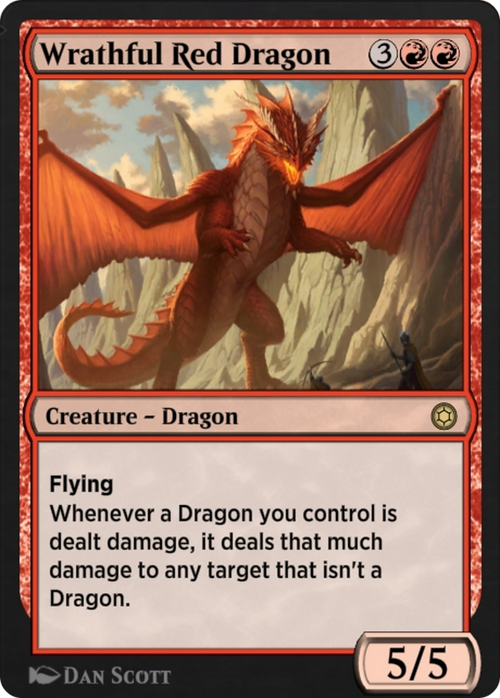 Wrathful Red Dragon (HBG-194) - Alchemy Horizons: Baldur's Gate