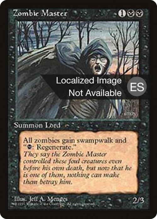 Zombie Master (4BB-058) - Fourth Edition Foreign Black Border