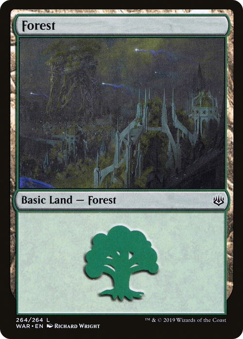 Forest (264) (WAR-264) - War of the Spark Foil