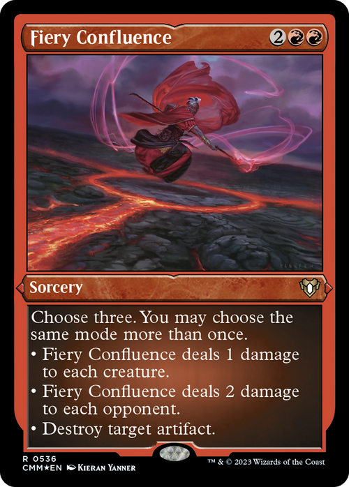 Fiery Confluence (Foil Etched) (CMM-536) - Commander Masters Foil