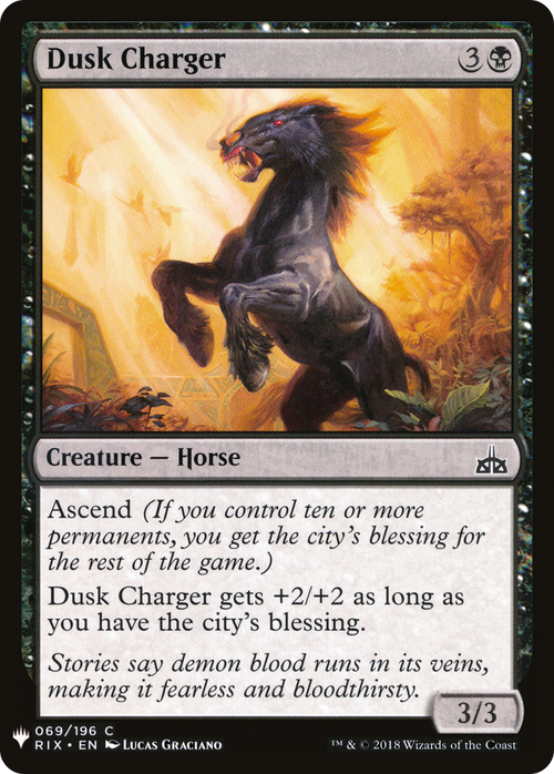Dusk Charger (LIST-RIX-69) - The List