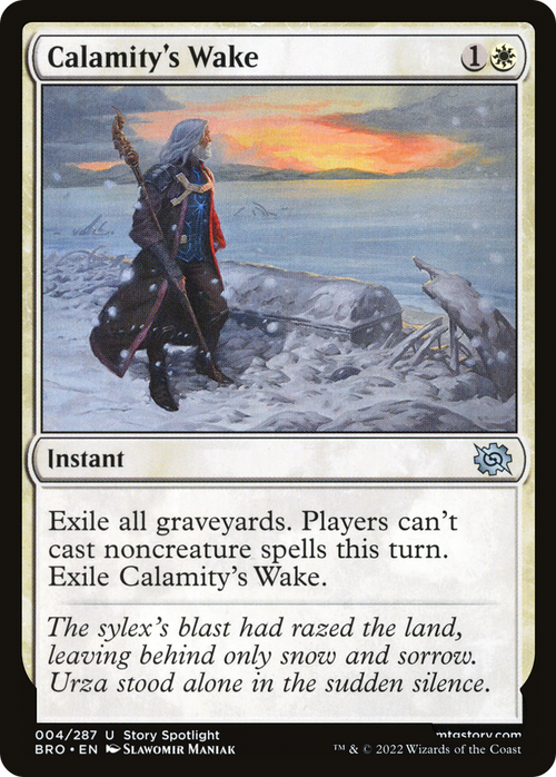 Calamity's Wake (BRO-004) - The Brothers' War Foil