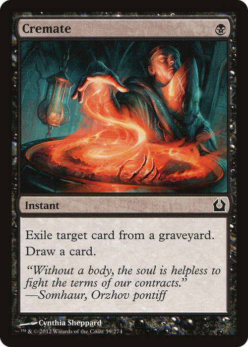 Cremate (RTR-059) - Return to Ravnica Foil