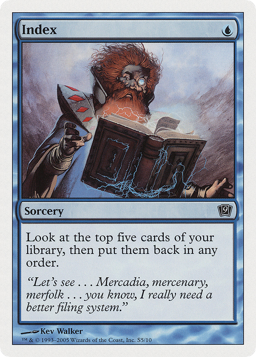 Index (9ED-0S5) - 9th Edition
