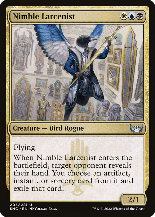 Nimble Larcenist (SNC-205) - Streets of New Capenna Foil