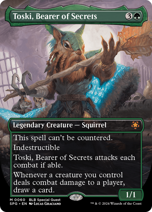 Toski, Bearer of Secrets (Borderless) (SPG-060) - Special Guests