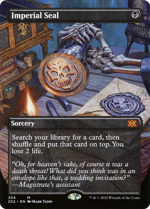 Imperial Seal (Borderless) (2X2-354) - Double Masters 2022