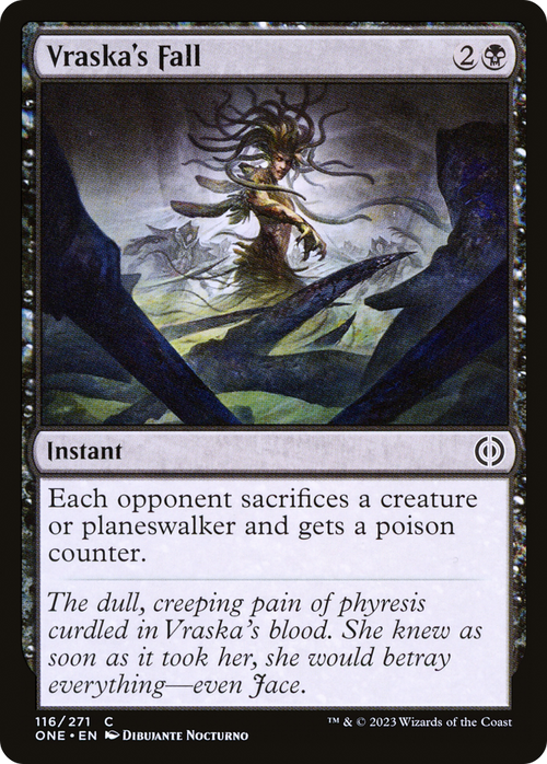 Vraska's Fall (ONE-116) - Phyrexia: All Will Be One Foil