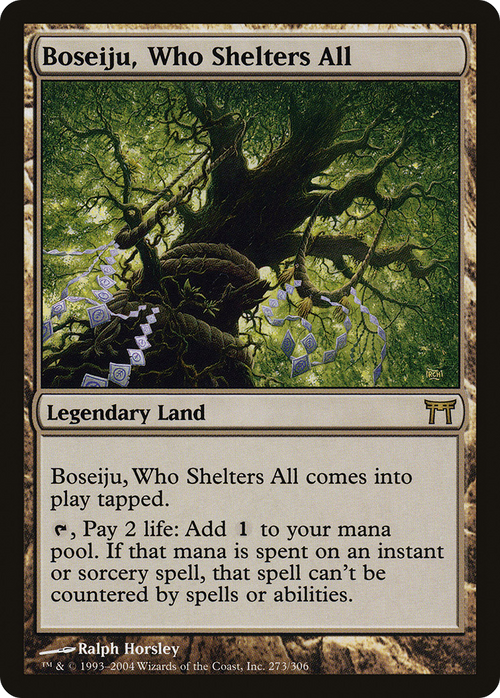 Boseiju, Who Shelters All (CHK-273) - Champions of Kamigawa Foil