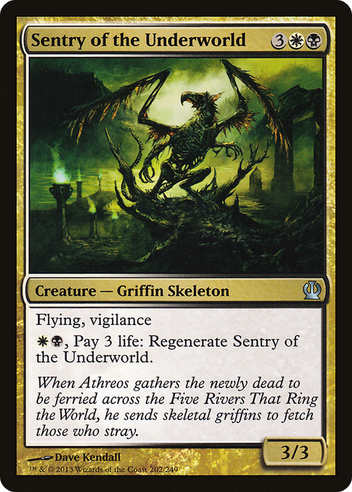 Sentry of the Underworld (THS-202) - Theros Foil