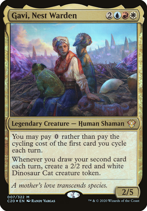 Gavi, Nest Warden (Commander 2020) (OVER-007) - Commander 2020 Oversized Foil