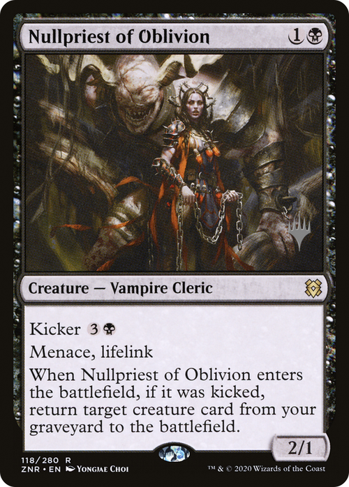 Nullpriest of Oblivion (PPZNR-118P) - Zendikar Rising Promos Foil