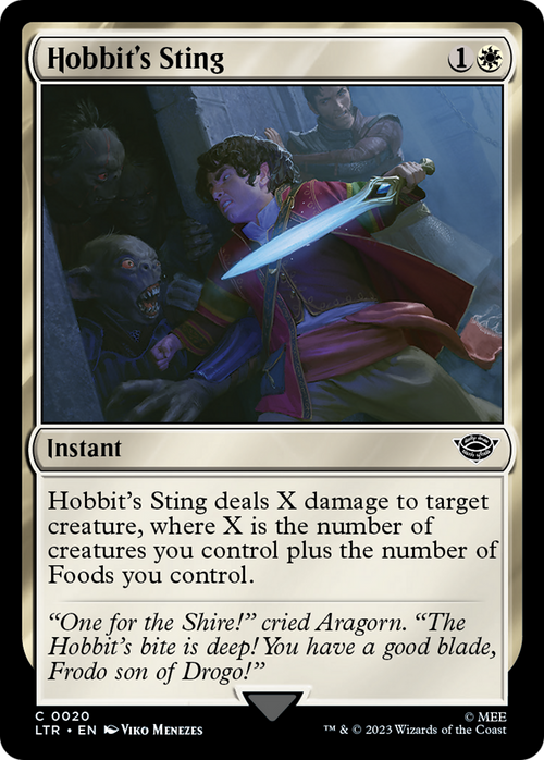 Hobbit's Sting (LTR-020) - The Lord of the Rings: Tales of Middle-earth Foil
