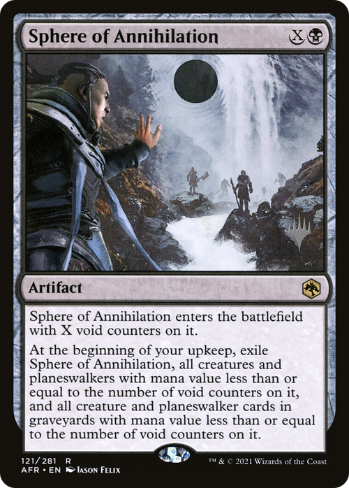 Sphere of Annihilation (PPAFR-121P) - Adventures in the Forgotten Realms Promos