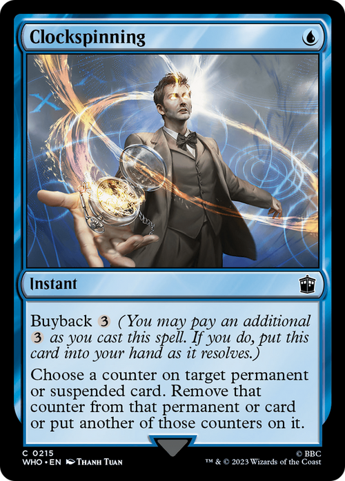 Clockspinning (WHO-215) - Doctor Who Foil