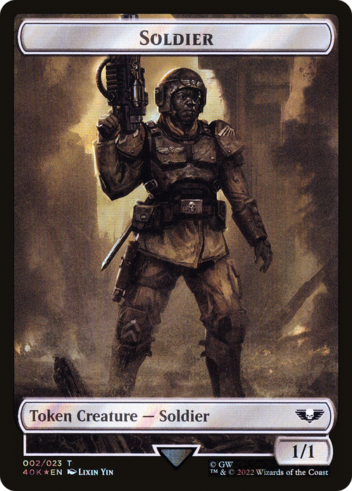 Soldier (T40K-02★) - Warhammer 40,000 Tokens Foil