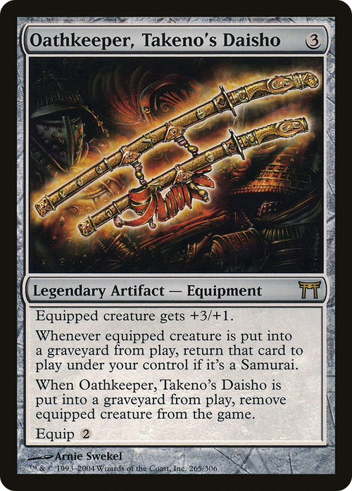 Oathkeeper, Takeno's Daisho (CHK-265) - Champions of Kamigawa