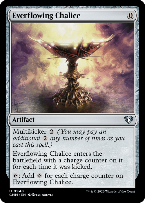 Everflowing Chalice (CMM-948) - Commander Masters