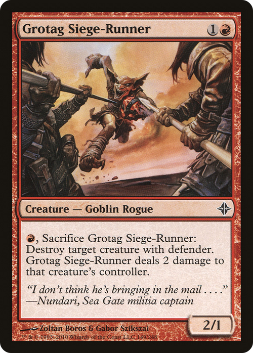Grotag Siege-Runner (ROE-149) - Rise of the Eldrazi