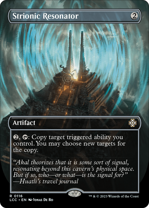 Strionic Resonator (Borderless) (LCC-116) - The Lost Caverns of Ixalan Commander Foil