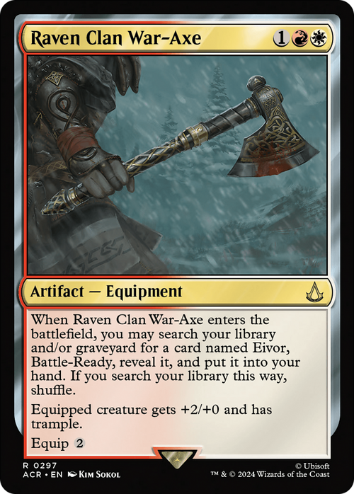 Raven Clan War-Axe (ACR-297) - Assassin's Creed
