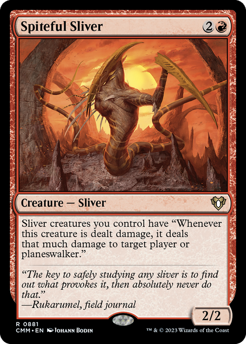 Spiteful Sliver (CMM-881) - Commander Masters